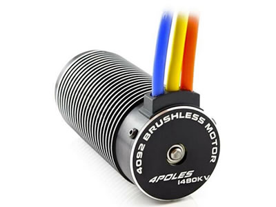 HobbyStar 4092 Brushless, Sensorless 1480KV Motor 