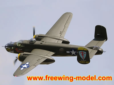 FlightLine B-25J Mitchell Bomber 1600mm PNP RC Airplane