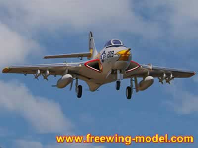 Freewing F9F-8 Cougar Super Scale 80mm EDF PNP Jet with Gyro RC Airplane