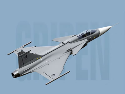 Freewing JAS 39 Gripen  80mm EDF Jet PNP RC Airplane
