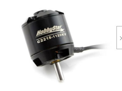 HobbyStar 2216 (2836) Brushless Outrunner 1120KV Motor for RC Aircraft Plane