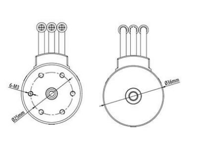 HobbyStar 3660 Waterproof Brushless 4300KV Motor