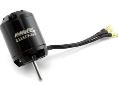 HobbyStar 3530 (4260) Brushless Outrunner 710KV Motor for RC Aircraft Plane